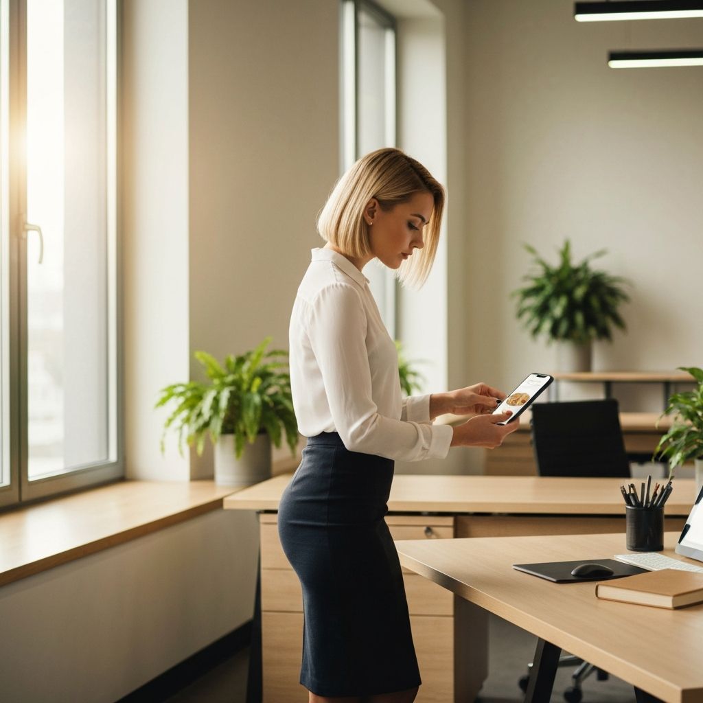 Person eating lunch at a desk with computer nearby